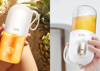 Xiaomi Mijia Deerma DEM-NU01 เครื่องทำน้ำผลไม้แบบพกพา เบาเพียง 360 กรัม ราคา 573 บาท