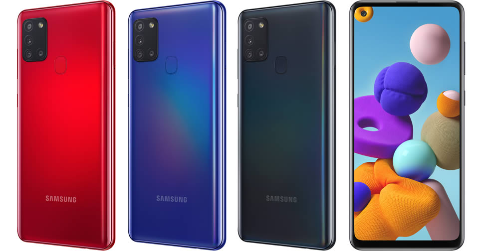 Samsung à¹à¸à¸´à¸à¸à¸±à¸§ Galaxy A21s à¸à¸²à¸à¸à¸²à¸£ หà¸à¹à¸²à¸à¸ Infinity-O Display à¸à¸à¸²à¸ 6.5 à¸à¸´à¹à¸§ à¸à¸¥à¹à¸à¸à¸«à¸¥à¸±à¸ 48MP à¹à¸à¸