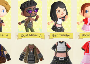 เปลี่ยนเสื้อผ้าตัวละครในเกม Animal Crossing New Horizons ให้กลายเป็น Final Fantasy VII ด้วยโค้ดเหล่านี้