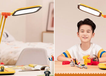 Midea เปิดตัวโคมไฟตั้งโต๊ะ เจาะกลุ่มเด็กๆ ด้วยสีเหลืองสดใส และได้แรงบันดาลใจมาจากตัวต่อ LEGO