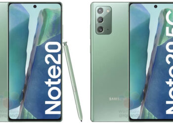 Samsung Galaxy Note 20 ถูกปล่อยภาพเรนเดอร์ทางการออกมาแล้ว มีทั้งเวอร์ชั่น 5G และ 4G