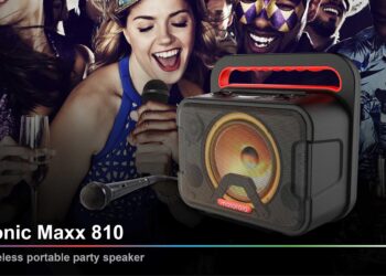 ลำโพง Motorola แบบไร้สาย รุ่น Sonic Maxx 810 เอาใจสายปาร์ตี้ พกพาสะดวก กำลังขับ 40 วัตต์ กันน้ำ IPX4 ราคา 3,990 บาท