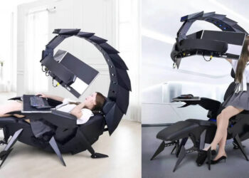 คอเกมต้องมี!! Cluvens IW-SK Gaming Chair เก้าอี้เล่นเกมที่ดีไซน์สุดล้ำดีไซน์เหมือนแมงป่องยักษ์ ราคาราว 62,590 บาท