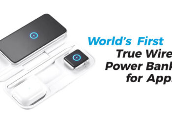 MOMAX Airbox อุปกรณ์ชาร์จแบตสำรองแบบไร้สาย สำหรับ iPhone, iPad, Apple Watch, AirPods พร้อมช่องเก็บ Apple Pencil