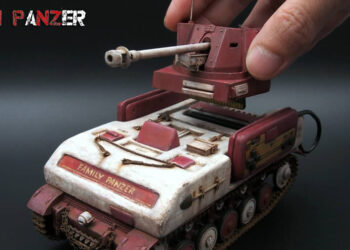 ยลโฉมโมเดล FAMI PANZER รถถังดีไซน์เครื่องเล่นเกม Famicom ที่ไม่มีใครเหมือน