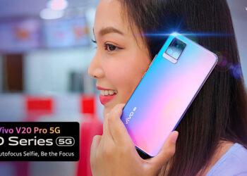 รีวิว Vivo V20 Pro 5G สมาร์ทโฟน 5G ดีไซน์บางที่สุดในโลก กล้องหน้าคู่ 44 ล้านพิกเซล Eye Autofocus ราคาเพียง 14,999 บาท