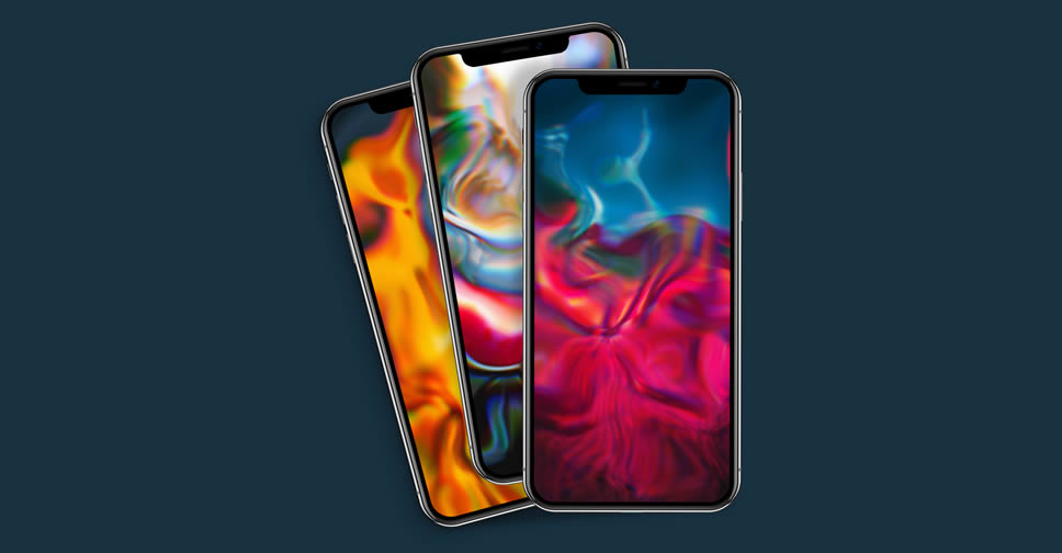 แจกวอลล์เปเปอร์แนว Abstract สำหรับ iPhone และ Android ในธีม Glitch