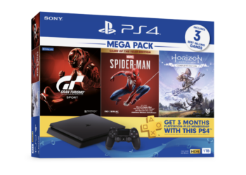 Sony ประกาศวางจำหน่ายชุดบันเดิลใหม่“PS4 MEGA PACK Bundle” และ “PS4 Pro Bundle” มาพร้อม 3 เกมสุดฮิต ราคา 10,990 บาท 16 ตุลาคมนี้