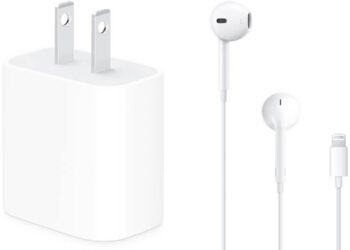 Apple วางจำหน่าย Power Adapter 20W และหูฟัง EarPods ในราคา 690 บาทเท่ากัน