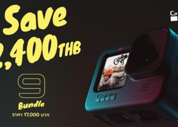 GoPro จัดเต็มกับเซ็ตกล้อง GoPro HERO9 Black bundle ราคาเพียง 17,000 บาท จากปกติ 19,400 บาท สุดคุ้มกับเซ็ตที่จัดให้แบบคุ้มค่ากว่าถึง 2,400 บาท