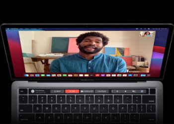 MacBook Air และ MacBook Pro รุ่นใหม่ ที่มาพร้อมชิป M1 ช่วยให้กล้อง FaceTime HD มีคุณภาพมากขึ้น แม้จะมีความละเอียดเท่าเดิม