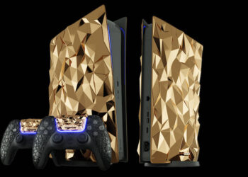 PlayStation 5 Golden Rock จาก Caviar ทำจากทองคำ 18 กะรัต มาพร้อม DualSense สุดหรูหุ้มด้วยหนังจระเข้