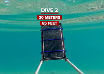 รอดมั้ย? iPhone 12 ถูกทดสอบคุณสมบัติป้องกันน้ำแบบสุดขีดที่ความลึก 20 เมตร นาน 30 นาที