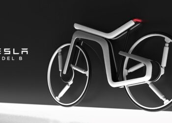 Tesla Model B คอนเซ็ปต์จักรยานไฟฟ้า ที่มีเซ็นเซอร์ LiDAR พร้อมระบบ Autopilot