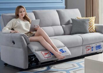 Xiaomi เปิดตัวโซฟาไฟฟ้า Cheers Electric Fabric Sofa สำหรับ 3 ที่นั่ง ปรับเอนอิสระ 2 ที่ มาพร้อมช่องต่อ USB