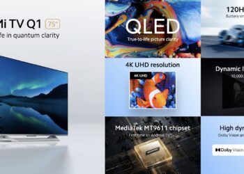 Xiaomi เปิดตัว Mi TV Q1 75 สมาร์ททีวีระดับพรีเมียมหน้าจอ QLED 4K เทคโนโลยี Quantum Dot