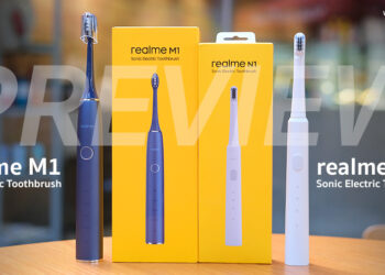 แกะกล่องสัมผัสแรกแปรงสีฟันไฟฟ้า realme M1 Toothbrush และ realme N1 Toothbrush ใหม่ล่าสุดจาก realme