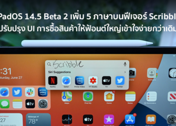 iPadOS 14.5 Beta 2 เพิ่ม 5 ภาษาบนฟีเจอร์ Scribble และปรับปรุง UI การซื้อสินค้าให้ฟ้อนต์ใหญ่เข้าใจง่ายกว่าเดิม