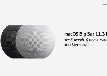 macOS Big Sur 11.3 Beta รองรับการจับคู่กับ HomePods แบบ Stereo แล้ว