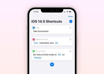 iOS 14.5 เพิ่มคำสั่งลัด หรือ Shortcuts ใหม่ สำหรับ Take Screenshot, เปลี่ยน Orientation Lock, สลับโหมด Voice & Data