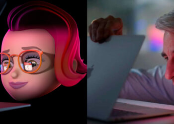 Apple สร้างมีมล้อเลียนภาพ Craig Federighi เปิดเครื่อง MacBook ชิป M1 บนอาร์ตเวิร์กงาน WWDC 2021