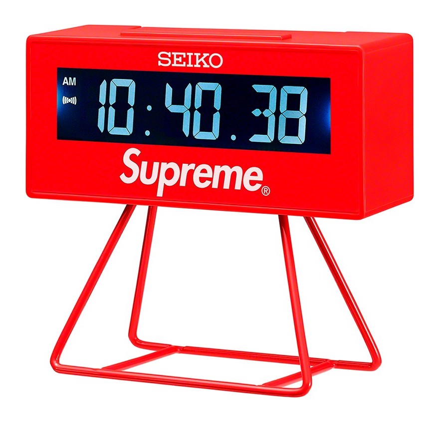 Supreme นำนาฬิกาปลุก Victory Marathon ของ Seiko มาสาดสีใหม่ วางจำหน่าย
