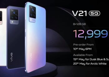 Vivo เปิดตัว Vivo V21 5G สมาร์ตโฟนเรือธงรุ่นล่าสุด กล้องหน้า 44MP พร้อมกันสั่น OIS รุ่นแรกของโลก รองรับ 5G กับดีไซน์บางเบาสุดมินิมอล