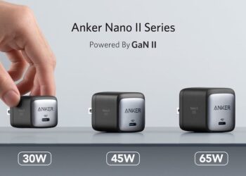 Anker Nano II Series อุปกรณ์ชาร์จ GaN USB-C Charger รุ่นใหม่ ขนาดเล็กลง ชาร์จเร็วสูงสุด 65W