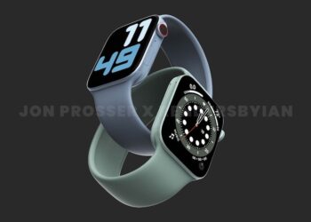 หลุดภาพเรนเดอร์ Apple Watch Series 7 ออกแบบใหม่ ขอบแบนราบ คล้ายกับ iPhone 12 หรือ iPhone 12 Pro