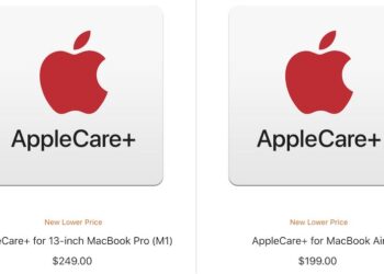 Apple ปรับลดราคา AppleCare+ สำหรับ MacBook Air และ MacBook Pro รุ่น 13 นิ้ว ที่มาพร้อมชิป M1 ทางการแล้ว เริ่มต้น 5,900 บาท