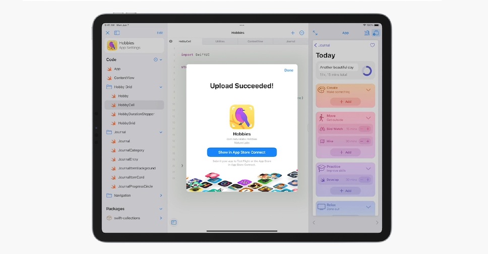 Ipados 15 ช่วยให้ผู้ใช้งานสามารถสร้างแอพสำหรับ Iphone และ Ipad  พร้อมส่งไปยัง App Store ได้โดยตรง – Flashfly Dot Net
