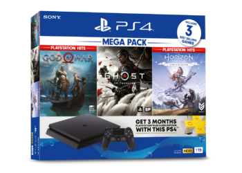 Sony เปิดตัว PlayStation 4 MEGA PACK มาพร้อม 3 เกมดัง God of War ,Horizon Zero Dawn และ Ghost of Tsushima ราคา 10,990 บาท วางจำหน่าย 15 กรกฎาคมนี้