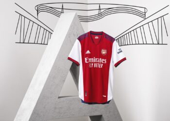 adidas เผยโฉมเสื้อแข่งขันเหย้าของอาร์เซนอล ประจำฤดูกาล 2021/22