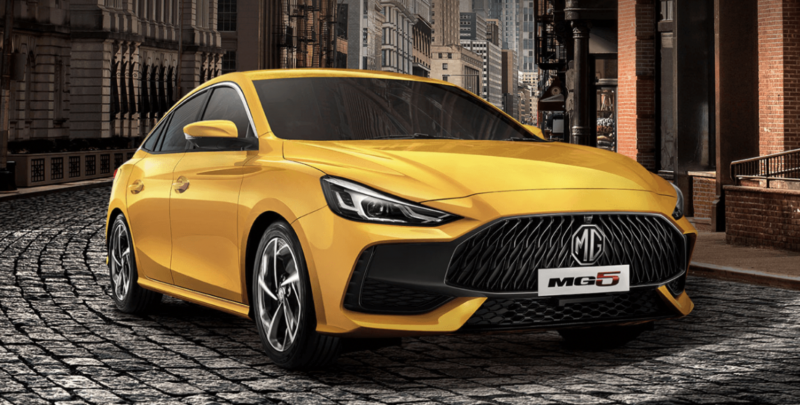 MG เปิดตัว ALL NEW MG5 รถยนต์สไตล์สปอร์ตคูเป้ซีดานทางการในไทย ราคา ...