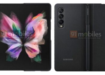 Samsung Galaxy Z Fold 3 จะสนับสนุน S Pen ยืนยันโดยภาพเรนเดอร์เคส