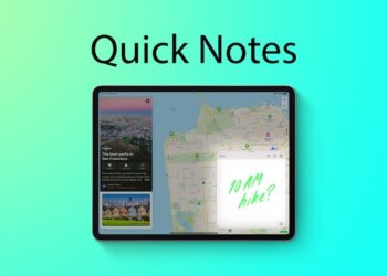 วิธีใช้ Quick Note สำหรับ iPad ที่รันบน iPadOS 15