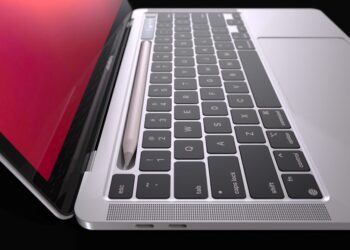 Apple จดสิทธิบัตร MacBook Pro ที่มาพร้อม Apple Pencil พร้อมชมคอนเซ็ปต์ที่สวยงามสมจริง