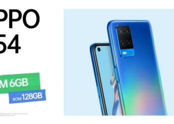 เตรียมอัปเกรดความสนุก! กับ OPPO A54 รุ่น RAM 6GB ROM 128GB พร้อมเป็นเจ้าของได้ตั้งแต่วันที่ 2 ตุลาคมนี้ ในราคา 7,499 บาท
