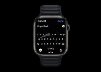 Apple Watch Series 7 หน้าจอใหญ่ขึ้น จนรองรับคีย์บอร์ด QWERTY แบบ On-Screen