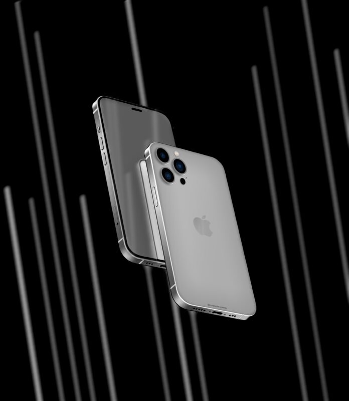 ชมภาพคอนเซ็ปท์ iPhone 14 Pro สี Titanium Grey ดีไซน์ไร้กรอบกล้องหลัง วางแนบชิดกับตัวเครื่องมากขึ้น