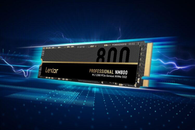 Lexar เปิดตัวอุปกรณ์เก็บข้อมูลระดับมืออาชีพ Lexar Professional NM800 M.2 2280 PCIe Gen4x4 NVMe SSD