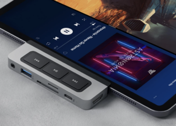 HyperDrive ​6-in-1 USB-C Media Hub สำหรับ iPad มาพร้อมปุ่มควบคุมมีเดียในตัว เชื่อมต่อกับอุปกรณ์ได้ 6 พอร์ต ราคาราว 3,390 บาท