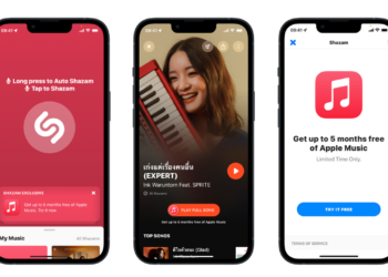 ฉลองรับสิ้นปี! Apple ใจดีแจกสิทธิ์ผู้ใช้ Shazam ฟังเพลงบน Apple Music ฟรีสูงสุด 5 เดือน