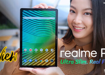 รีวิว realme Pad (LTE) แท็บเล็ตรุ่นแรกของแบรนด์ จอ 10.4 นิ้ว Ultra-Slim บางเฉียบ 6.9 มม. ลำโพง 4 ตัวระบบเสียง Dolby Atmos ใช้งานยาวนาน 12 ชั่วโมง เริ่มต้นเพียง 8,990 บาท