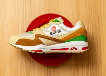 ร้านราเมง Tenkaippin ฉลองครบรอบ 50 ปี เปิดตัวสนีกเกอร์รุ่นพิเศษที่จับมือกับแบรนด์ Le Coq Sportif