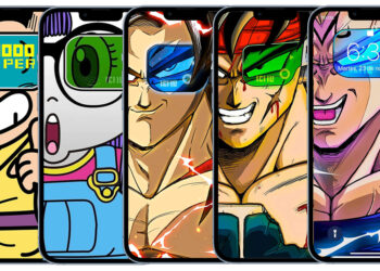 แจก Wallpaper ภาพพื้นหลังตัวละคร Dragon Ball, Dragon Ball Z และ Dragon Ball Super ชุดใหญ่ สำหรับ iPhone