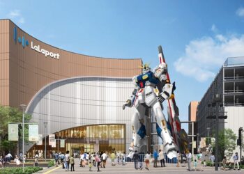 หุ่นกันดั้ม RX-93 ν หรือ Nu Gundam ขนาดเท่าจริงใหญ่ที่สุดในญี่ปุ่นพร้อมเปิดตัวที่ฟุกุโอกะเดือนเมษายน 2022