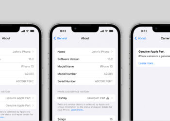 iOS 15.2 จะแสดงรายการเปลี่ยนชิ้นส่วน iPhone พร้อมแจงที่มาของชิ้นส่วนนั้นๆ
