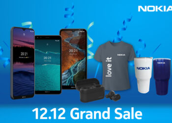 Nokia อัดโปร 12.12 ลดกระหน่ำสูงสุด 50% เพิ่มช่องทางขายออนไลน์ Lazada, Shopee และ JD Central