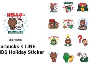 แจกฟรี Starbucks x LINE FRIENDS Holiday Sticker ดาวน์โหลดได้ที่นี่!!